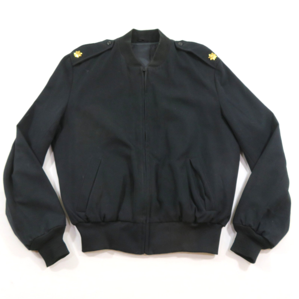 Womens Military Jacket Removable Liner Black Gold Flying Cross 14T